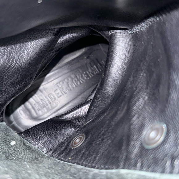 HAIDER ACKERMANN Fall/Winter 2010 Dark Grey Anthracite Leather Boots IT 36.5 - Picture 15 of 16